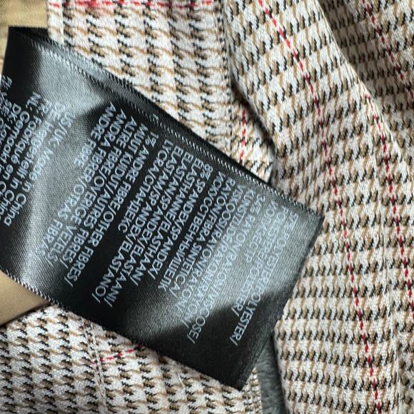 Liverpool Los Angeles Kate Pants Trousers NEW Sz 6 Houndstooth Print Brown 30x24 - Picture 6 of 12